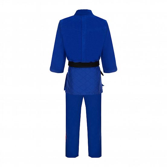 Кимоно для дзюдо Clinch Judo Red FDR синее фото 4