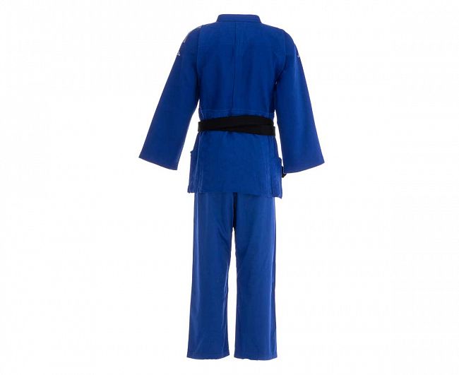 Кимоно для дзюдо Champion 2 IJF Premium синее с серебристыми полосками фото 6