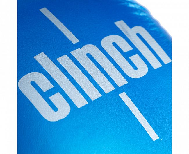 Перчатки боксерские Clinch Kids сине-серебристые фото 8