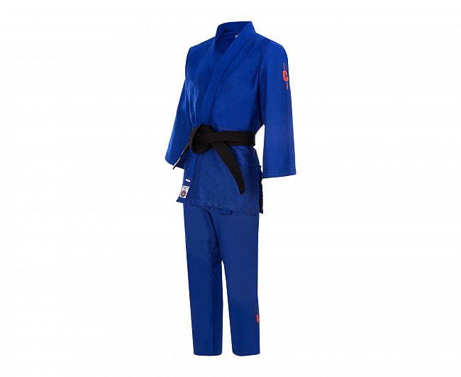 Кимоно для дзюдо Clinch Judo Red FDR синее фото 3