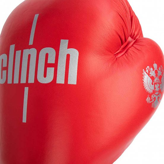 Перчатки боксерские Clinch Olimp Plus красные фото 8