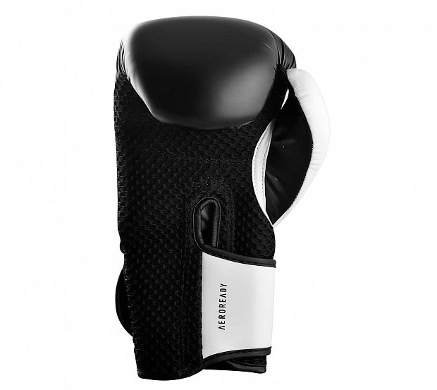 Перчатки боксерские Hybrid 150 черно-белые фото 4