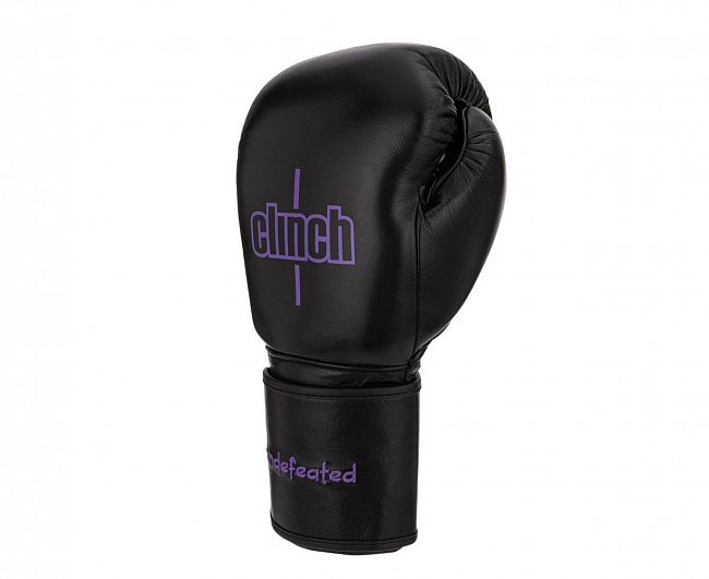 Перчатки боксерские Clinch Undefeated черные фото 3