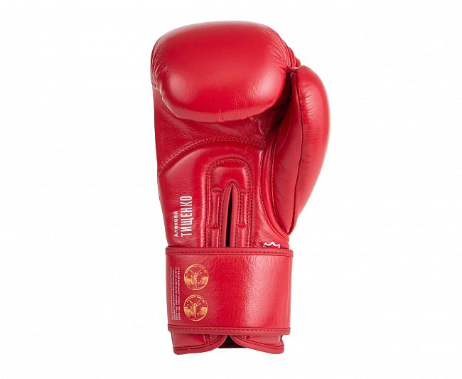 Перчатки боксерские Clinch Olimp Premium Алексей Тищенко красные фото 5