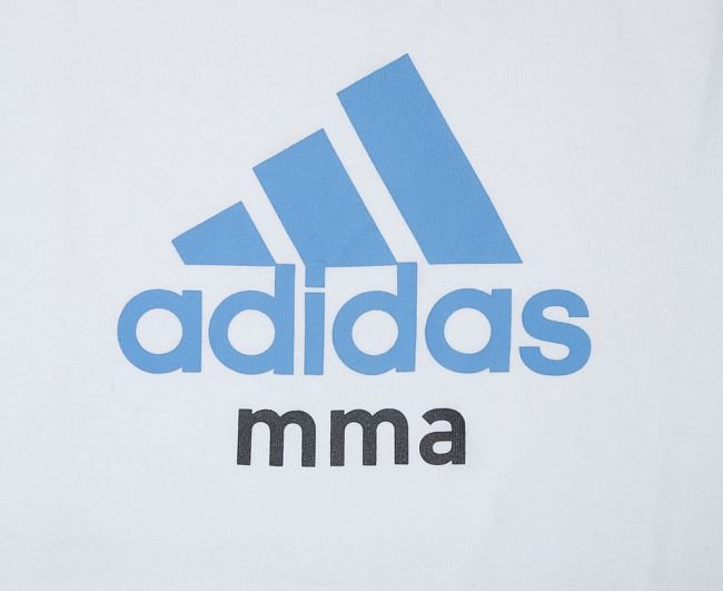 Футболка Community T-Shirt MMA бело-синяя фото 4