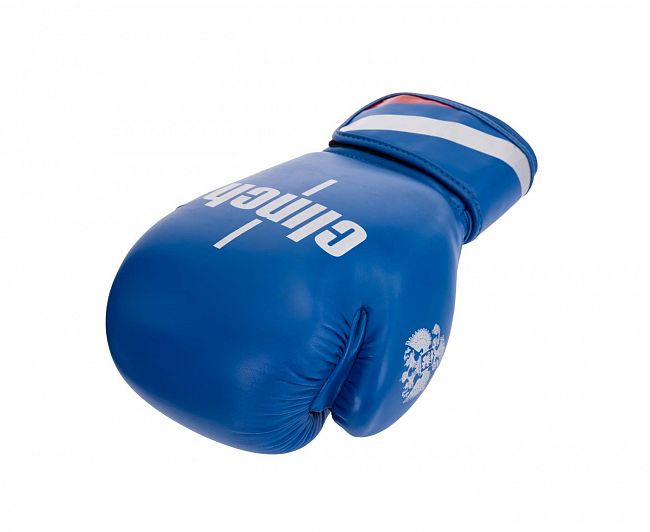 Перчатки боксерские Clinch Olimp синие фото 4