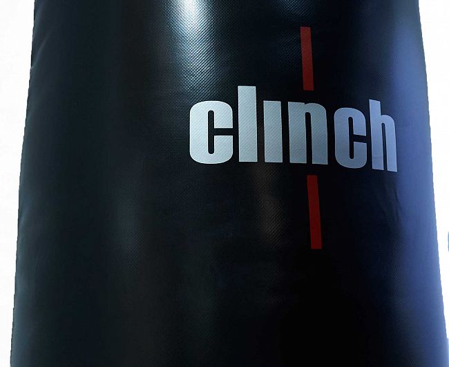 Мешок боксерский Clinch PU Profi & Durable120x45 см черный фото 3