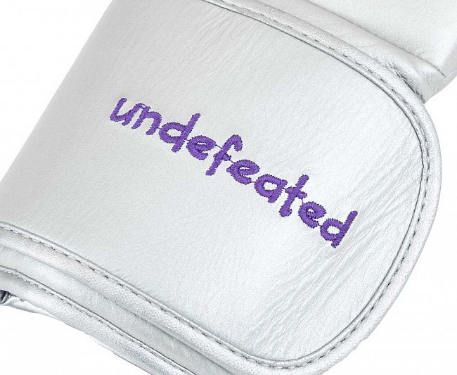 Перчатки снарядные Clinch Bag Mitts Undefeated Russian Team серебристые фото 9