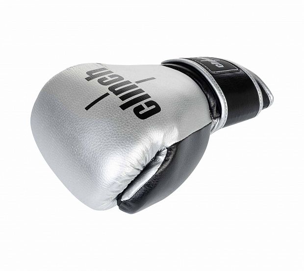 Перчатки боксерские Clinch Punch 2.0 серебристо-черные фото 8