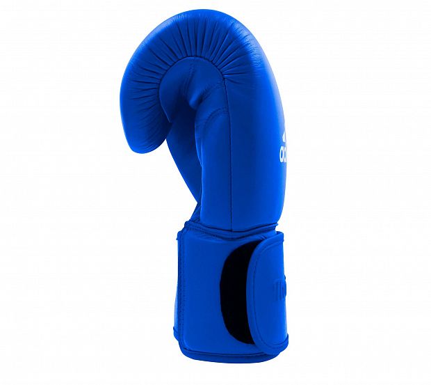 Перчатки боксерские Muay Thai Gloves 200 сине-белые фото 4
