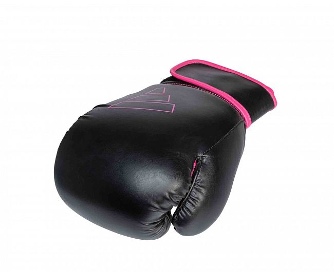 Перчатки боксерские Hybrid 80 черно-розовые фото 7