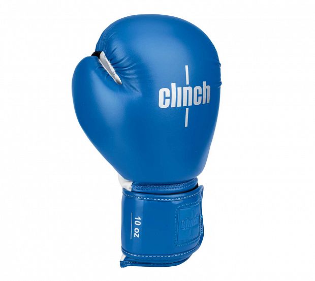 Перчатки боксерские Clinch Fight 2.0 сине-белые фото 3