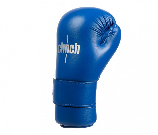 Перчатки полуконтакт Clinch Semi Contact Gloves Kick синие фото 3