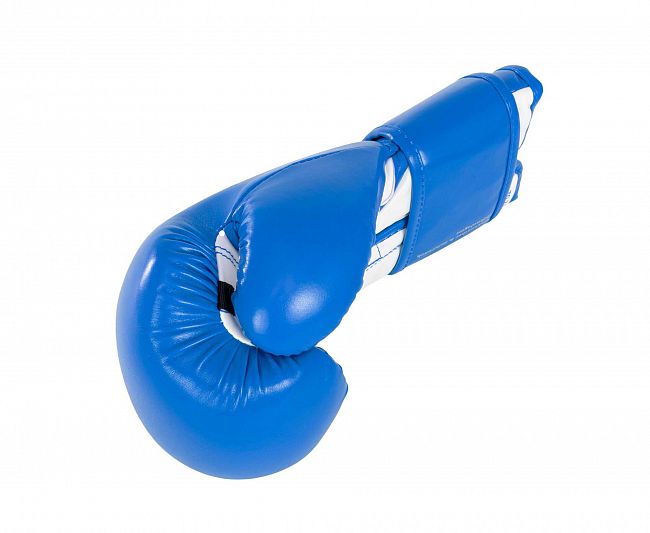 Перчатки боксерские Clinch Fight 3.0 сине-белые фото 5