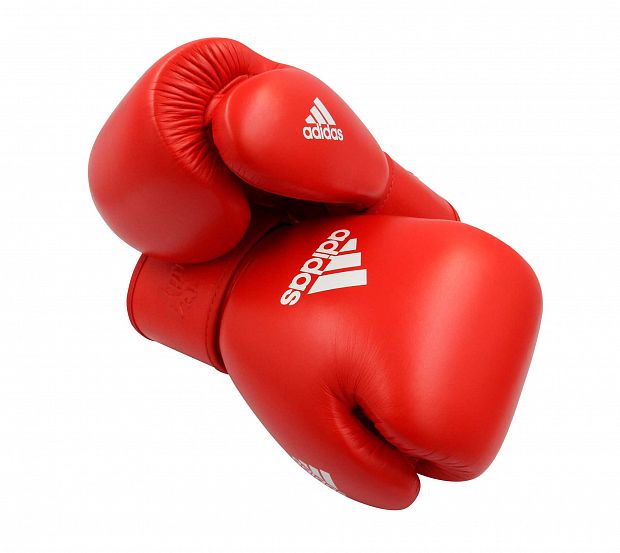 Перчатки боксерские Muay Thai Gloves 200 красно-белые фото 10