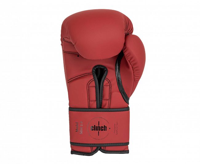 Перчатки боксерские Clinch Mist 2.0 темно-красные фото 5
