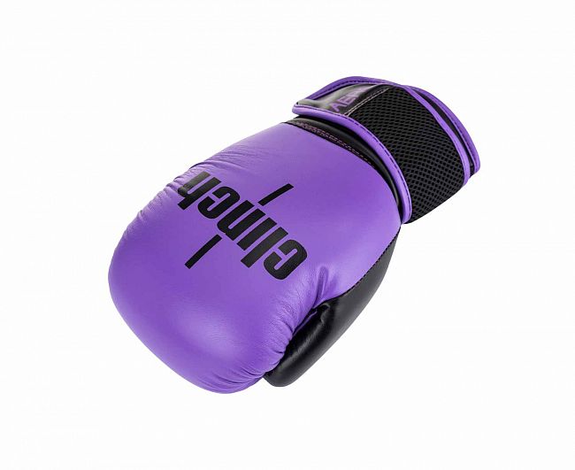 Перчатки боксерские Clinch Aero 2.0 фиолетово-черные фото 5