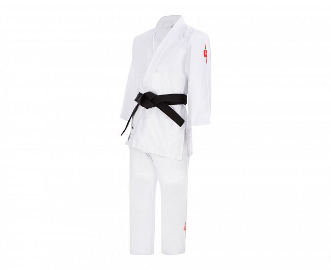Кимоно для дзюдо Clinch Judo Red FDR белое фото 3