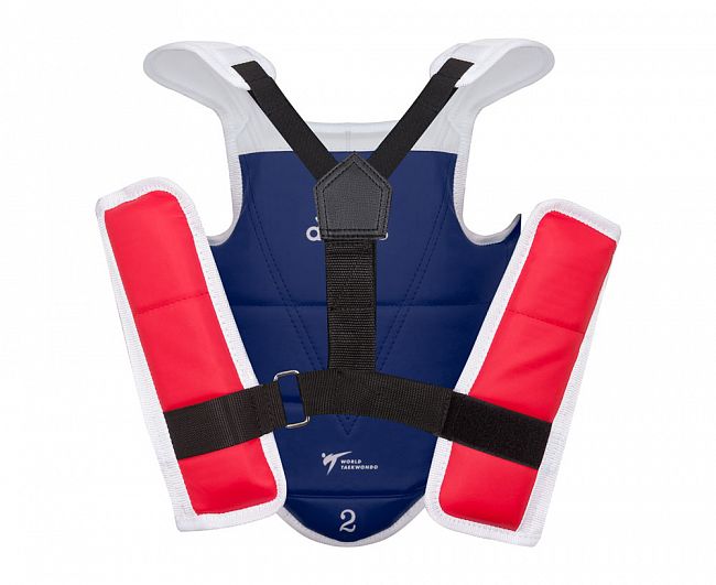 Защита корпуса двухсторонняя Kids Body Protector Reversible WT сине-красная фото 2