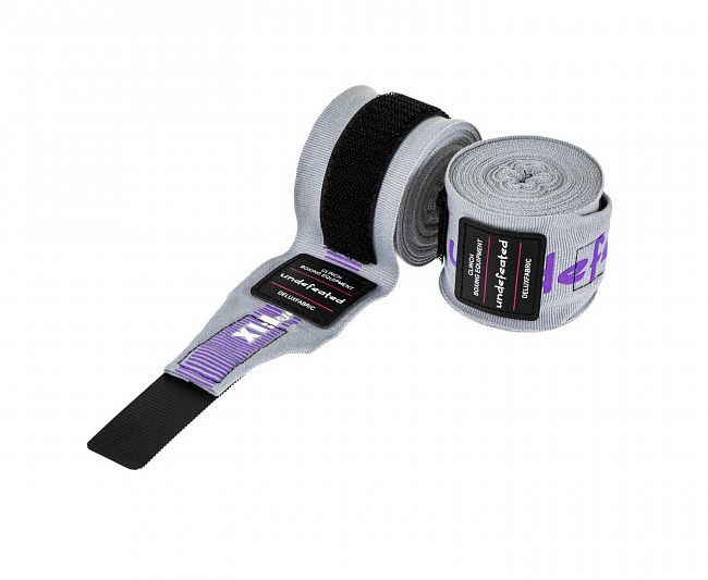 Бинты боксерские Clinch Boxing Hand Wrap Undefeated серые фото 6