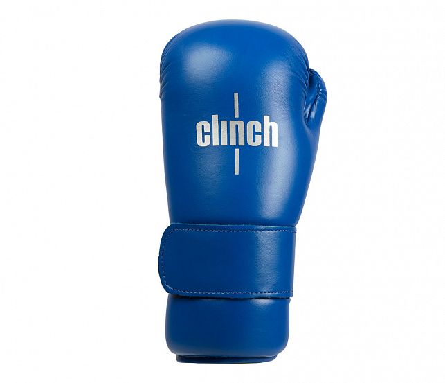 Перчатки полуконтакт Clinch Semi Contact Gloves Kick синие фото 2