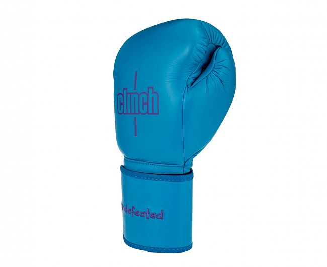 Перчатки боксерские Clinch Undefeated светло-синие фото 3