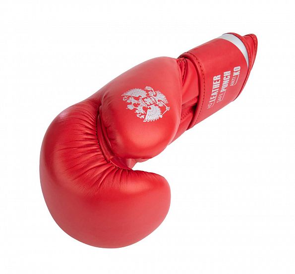 Перчатки боксерские Clinch Olimp Plus красные фото 5