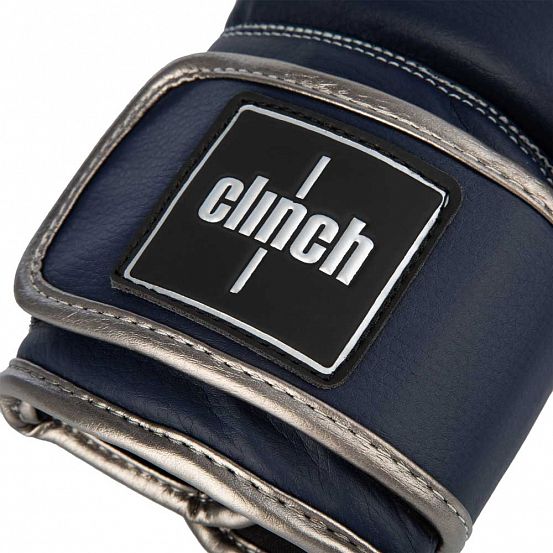 Перчатки боксерские Clinch Punch 2.0 темносине-бронзовые фото 10