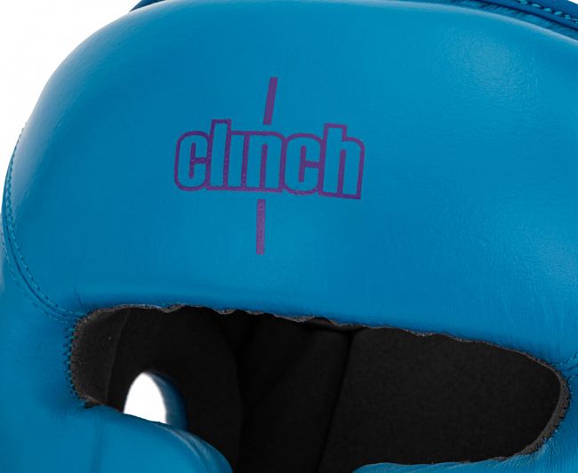 Шлем боксерский Clinch Undefeated светло-синий фото 6