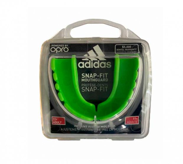 Капа одночелюстная Opro Snap-Fit Mouthguard зеленая фото 2