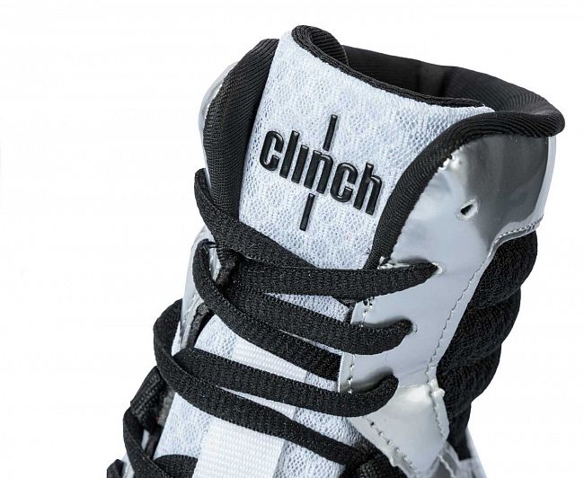 Боксерки Clinch Olimp Limited Edition черно-серебристо-сине-красные фото 10