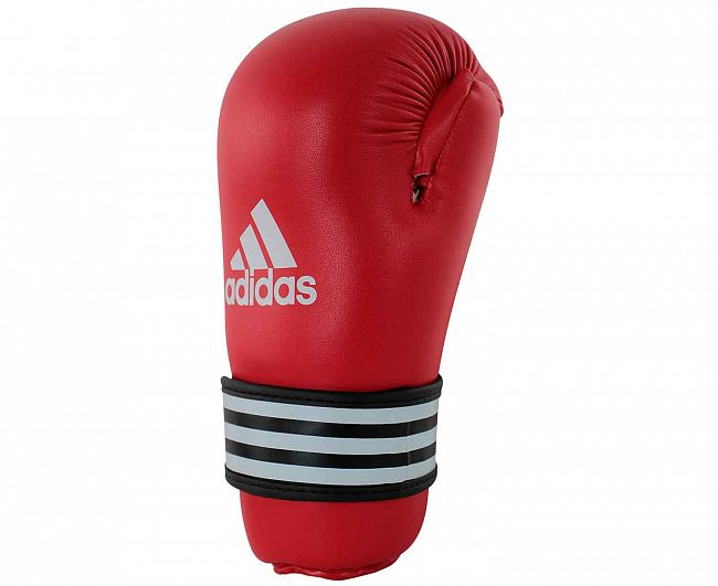 Перчатки полуконтакт WAKO Kickboxing Semi Contact Gloves красные фото 2