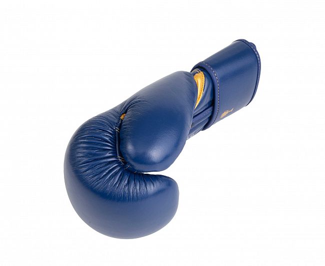 Перчатки боксерские Clinch Olimp Premium Champion Line синие фото 6