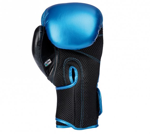 Перчатки боксерские Clinch Aero сине-черные фото 4