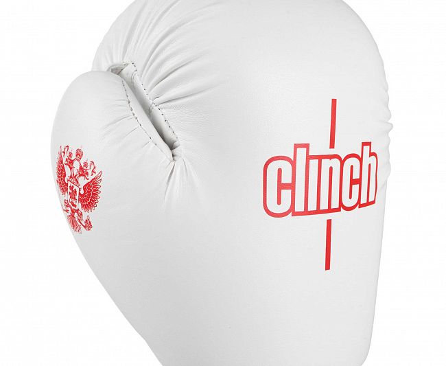 Перчатки боксерские Clinch Olimp 2.0 бело-красные фото 7