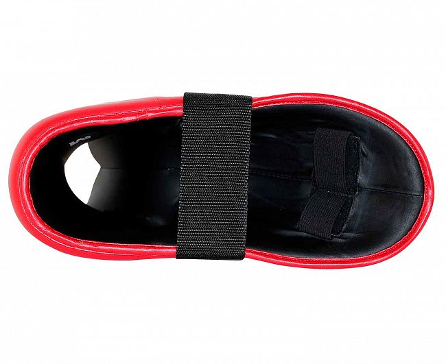 Защита стопы WAKO Kickboxing Safety Boots красная фото 2