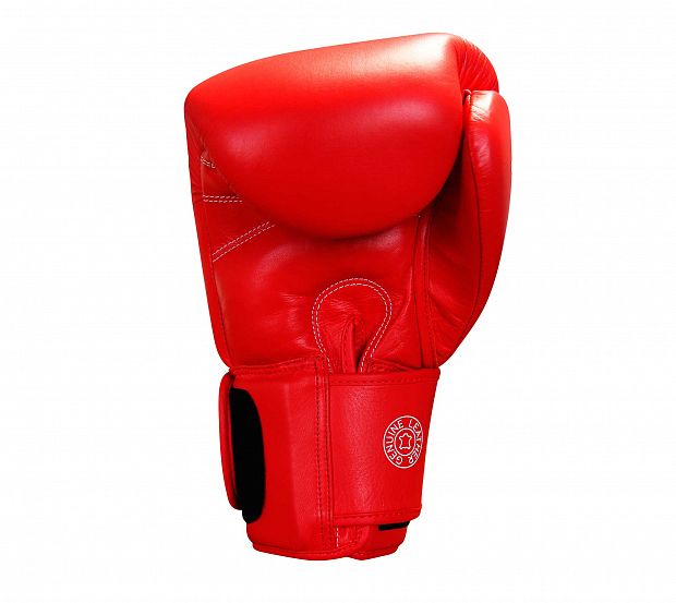 Перчатки боксерские Muay Thai Gloves 300 красно-белые фото 5