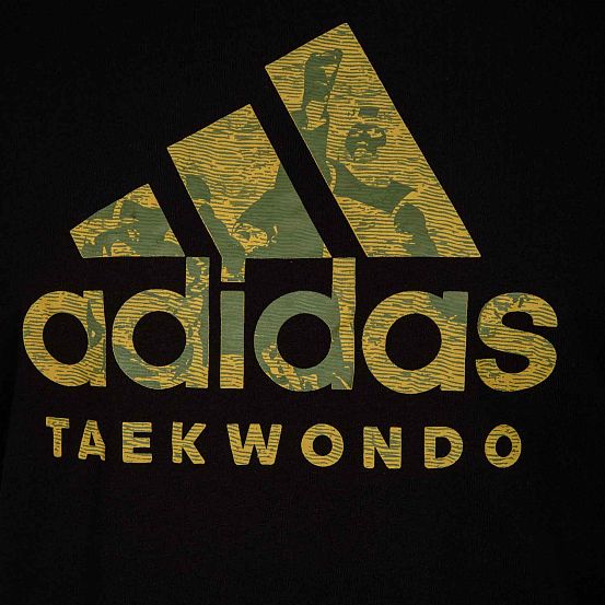 Футболка детская Badge of Sport T-Shirt Taekwondo Kids черно-золотая фото 2