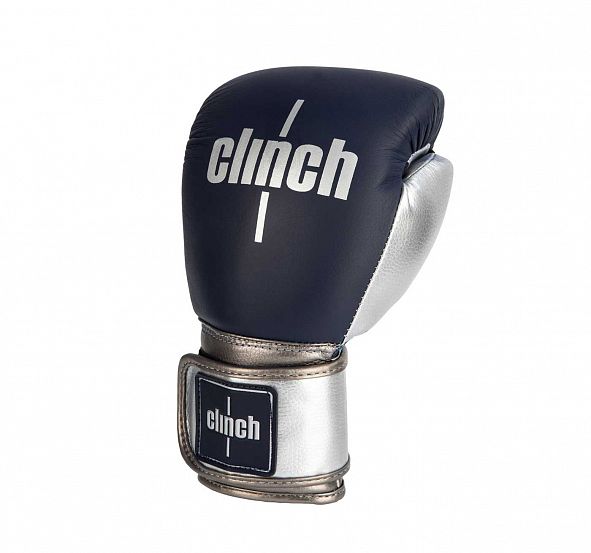 Перчатки боксерские Clinch Prime 2.0 темносине-серебристые фото 3