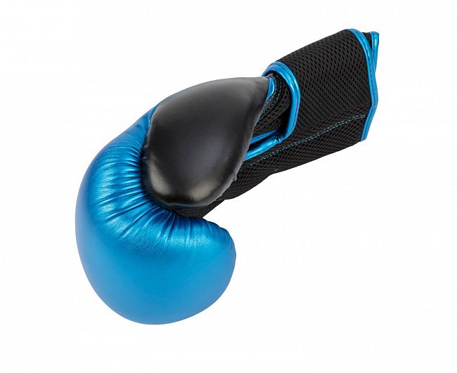 Перчатки боксерские Clinch Aero 2.0 сине-черные фото 5
