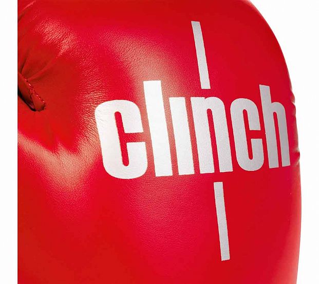Перчатки боксерские Clinch Olimp красные фото 5