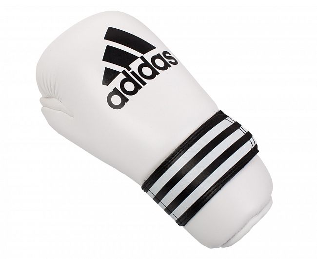 Перчатки полуконтакт Semi Contact Gloves белые фото 2