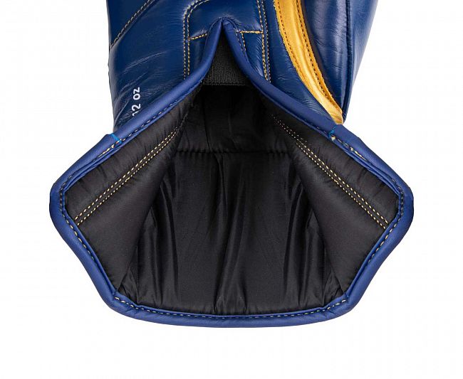 Перчатки боксерские Clinch Olimp Premium Champion Line синие фото 9