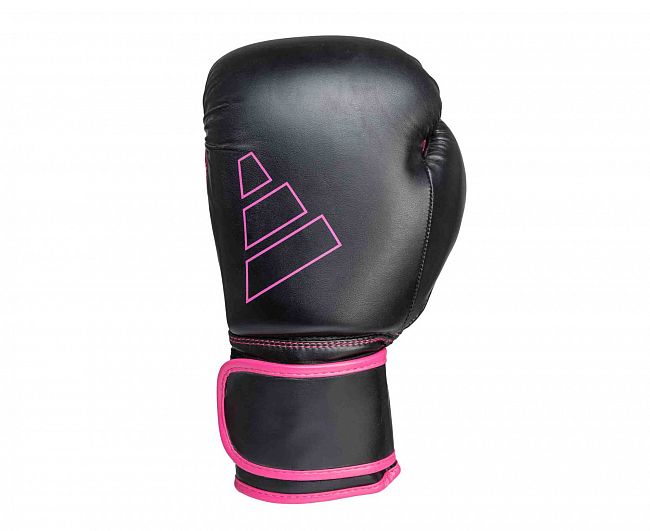 Перчатки боксерские Hybrid 80 черно-розовые фото 2