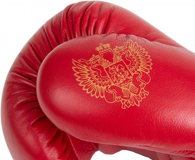 Перчатки боксерские Clinch Olimp Premium Алексей Тищенко красные фото 9