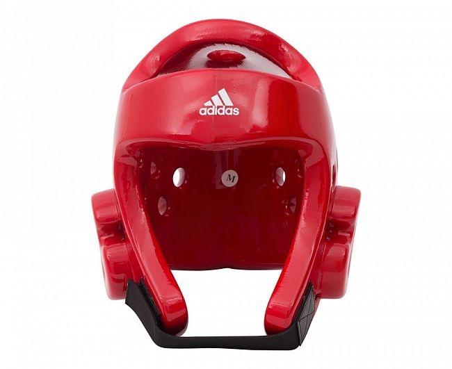 Шлем для тхэквондо Head Guard Dip Foam WT красный фото 2