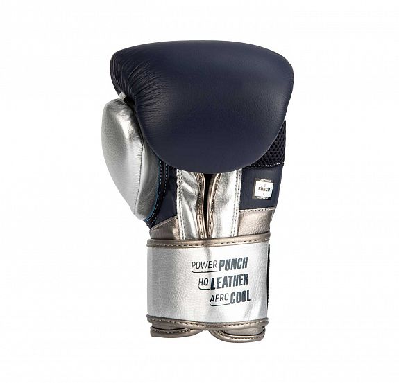 Перчатки боксерские Clinch Prime 2.0 темносине-серебристые фото 4
