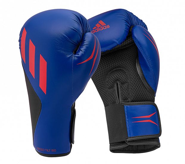 Перчатки боксерские Speed Tilt 150 сине-черные фото 7