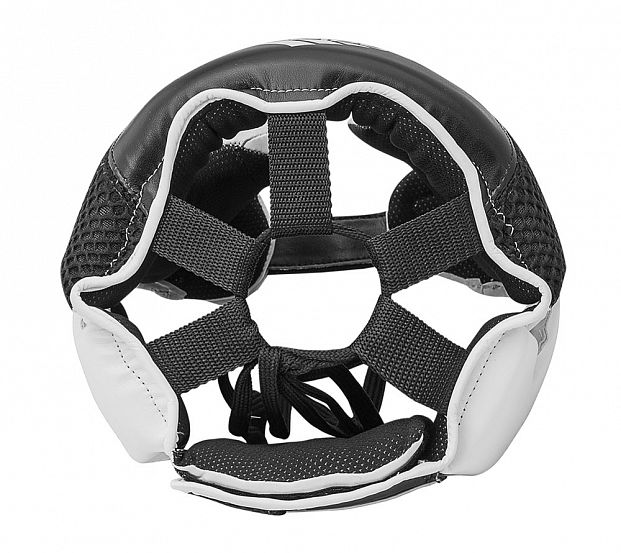Шлем боксерский Hybrid 150 Headgear черно-белый фото 4