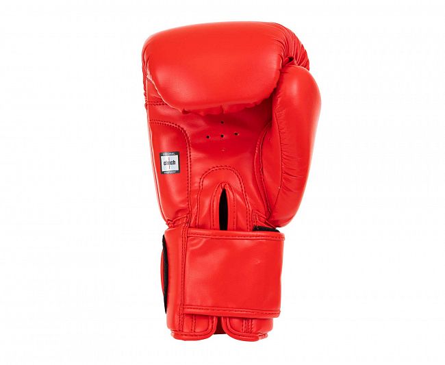 Перчатки боксерские Clinch Muay Thai красные фото 5